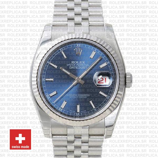 36mm datejust blue dial