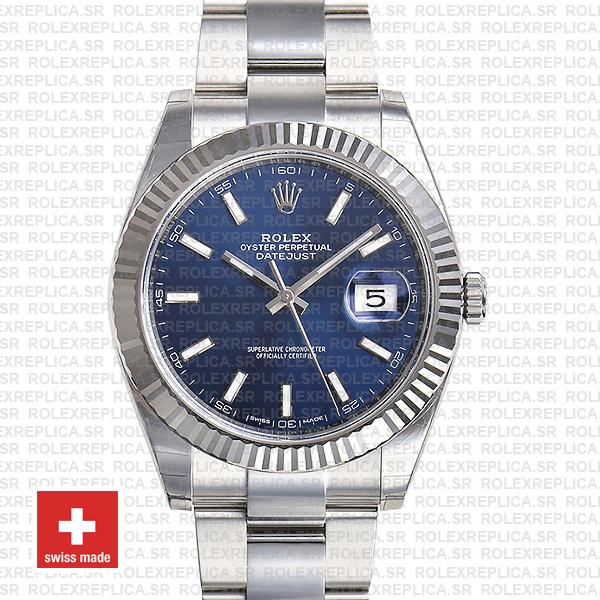 Rolex Datejust 41 Blue Dial Swiss 